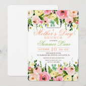 Brunch-Einladung der Mutter Tages Einladung (Vorne/Hinten)