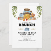 Brunch-Einladung Einladung (Vorne/Hinten)