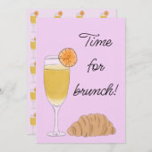 Brunch-Einladung Einladung (Vorne/Hinten)