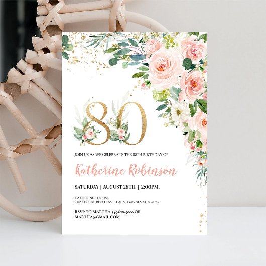 Brunch Einladung zum 80.