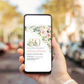 Brunch Einladung zum 80.