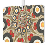 Brunch Fraktal Art Funny Food, Tomaten, Eier Autolufterfrischer (Links)