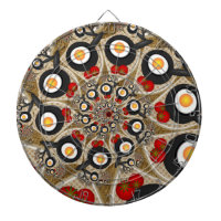 Brunch Fraktal Art Funny Food, Tomaten, Eier