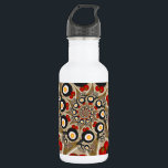Brunch Fraktal Art Funny Food, Tomaten, Eier Edelstahlflasche<br><div class="desc">Coole und einzigartige Fraktal Kunst Fantasie, lustige moderne abstrakte Pfannen, Tomaten und Eier. Design für Ihre Wasserflasche und mehr.</div>