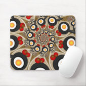 Brunch Fraktal Art Funny Food, Tomaten, Eier Mousepad (Mit Mouse)
