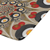 Brunch Fraktal Art Funny Food, Tomaten, Eier Schneidebrett (Ecke)