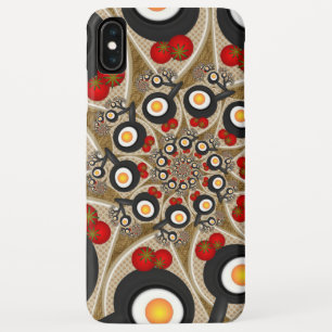 Brunch-Fraktal-Kunst Lustige Lebensmittel, Tomaten Case-Mate iPhone Hülle
