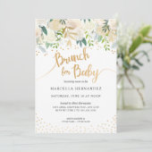 Brunch für Babyparty-Einladung des Baby-| Einladung (Stehend Vorderseite)