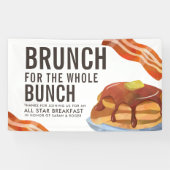 BRUNCH FÜR DAS BUNCH | Ansammlung des Frühstücks Banner (Horizontal)