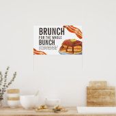 BRUNCH FÜR DAS BUNCH | Ansammlung des Frühstücks Poster (Küche)