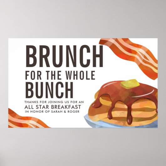 BRUNCH FÜR DAS BUNCH | Ansammlung des Frühstücks Poster (Vorne)