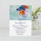 BRUNCH GARDEN PARTY EVITE EINLADUNG (Stehend Vorderseite)