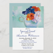 BRUNCH GARDEN PARTY EVITE EINLADUNG (Vorne/Hinten)