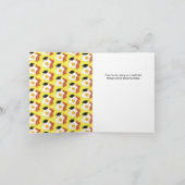 Brunch Graduation Party Dankeskarte (Innenseite)