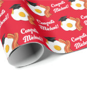 Brunch Graduation Party Geschenkpapier (Rolleneckpunkt)