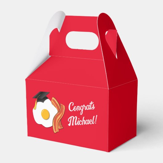 Brunch Graduation Party Geschenkschachtel (Vorderseite)
