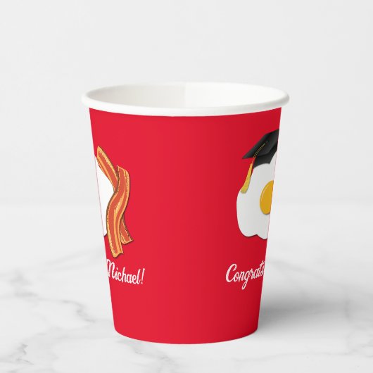 Brunch Graduation Party Pappbecher (Links)