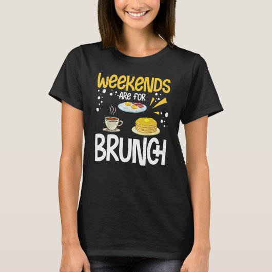 Brunch Ideas Food Recipes Mimosa Breakfast Sunday T-Shirt (Vorderseite)