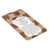 Brunch-Kaffee-Muffin-Rezept-Magnet Magnet (Rechte Seite)