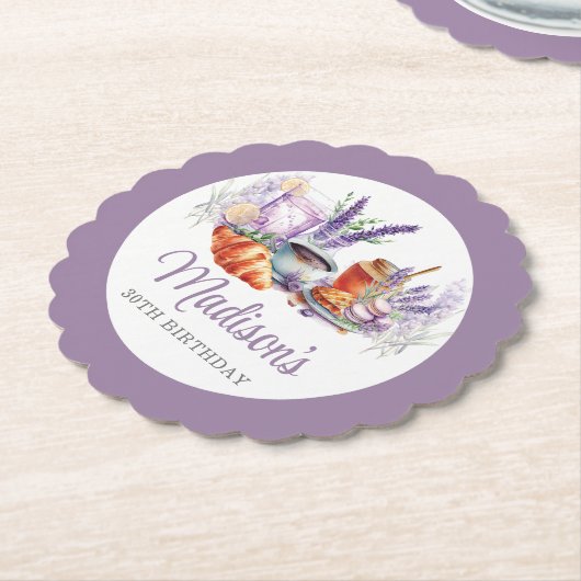 Brunch-Lavendel für Wasserfarbe Untersetzer (angewinkelt)