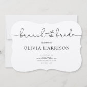 Brunch mit Brautdusche Einladung (Vorderseite)