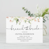 Brunch mit Brautdusche Einladung (Stehend Vorderseite)