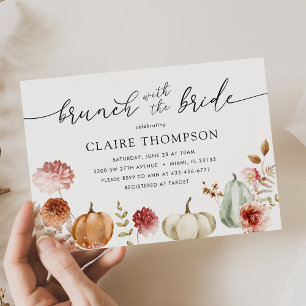 Brunch mit Bride Autumn Duwer Einladung