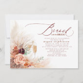 Brunch mit Bride Brautparty Pampas Grass Einladung (Vorderseite)