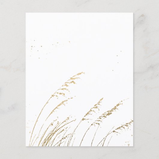 Brunch mit Bride Bridal Dusche Einladung (Rückseite)