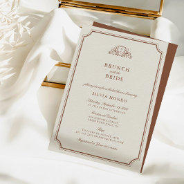 Brunch mit Bride Bridal Dusche Einladung