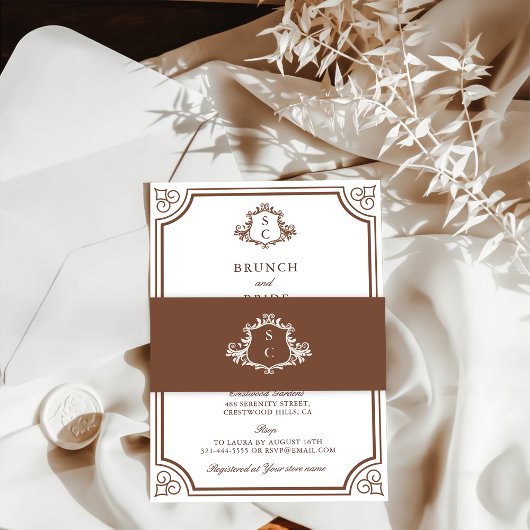 Brunch mit Bride Bridal Dusche Einladung