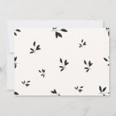 Brunch mit Bride Burgundy Dusche Einladung (Rückseite)