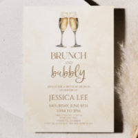 Brunch mit Champagner und Bubbly Birthday Party Br