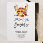 Brunch mit Champagner und Bubbly Birthday Party Br Einladung