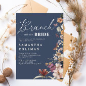 Brunch mit dem Bride-eleganten Script-Brautparty Einladung