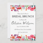Brunch mit den Brautbrunch-Einladungen Einladung (Vorderseite)