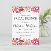 Brunch mit den Brautbrunch-Einladungen Einladung (Stehend Vorderseite)