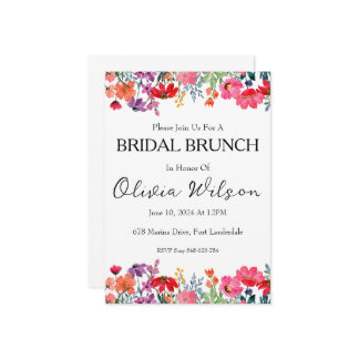 Brunch mit den Brautbrunch-Einladungen Einladung