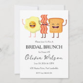 Brunch mit den Brautbrunch-Einladungen Einladung (Vorderseite)