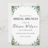 Brunch mit den Brautbrunch-Einladungen Einladung (Vorderseite)