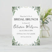 Brunch mit den Brautbrunch-Einladungen Einladung (Stehend Vorderseite)