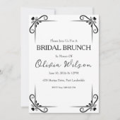 Brunch mit den Brautbrunch-Einladungen Einladung (Vorderseite)