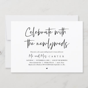 Brunch mit den Frischvermählten, nach der Hochzeit Einladung