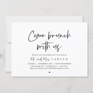 Brunch mit den Neuvermählten, Einladung nach der H