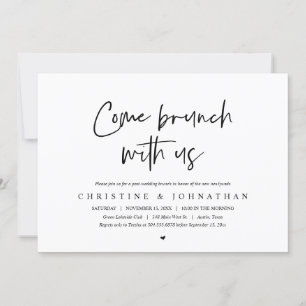 Brunch mit den Neuvermählten, Einladung nach der H