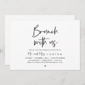 Brunch mit den Neuvermählten, Einladung nach Hochz (Vorne/Hinten)