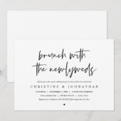 Brunch mit den Neuvermählten, Einladung nach Hochz (Vorne/Hinten)