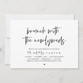 Brunch mit den Neuvermählten, Hochzeit Einladung (Vorderseite)