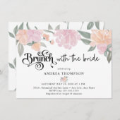 Brunch mit der Braut | BLUME Einladung (Vorne/Hinten)