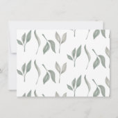 Brunch mit der Braut | BLUME Einladung (Rückseite)